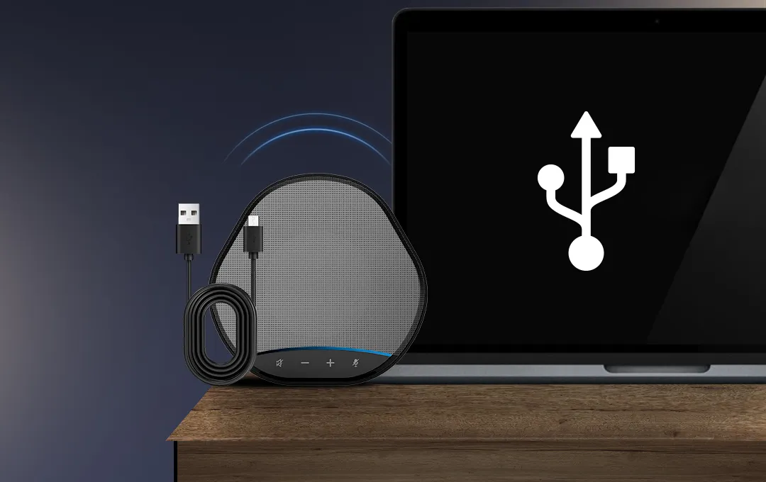 speakerphone m6 support usb-a to usb-c directly connect