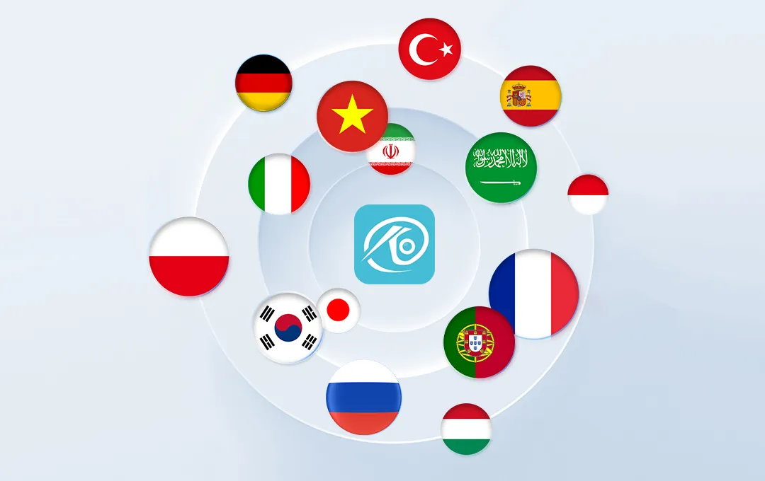 wifi camera P211A's app O-KAM supported in worldwide countries