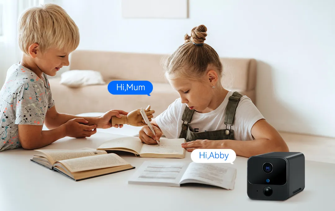 wifi camera P214 can check kids remotely