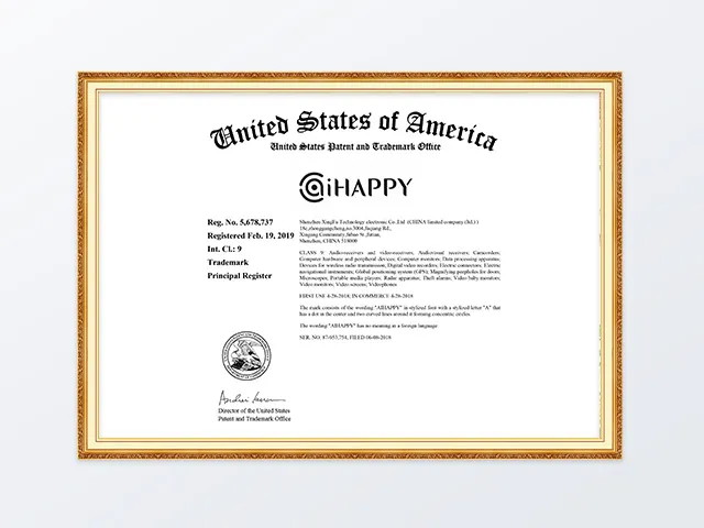 Anywii's logo AIHAPPY registered in American