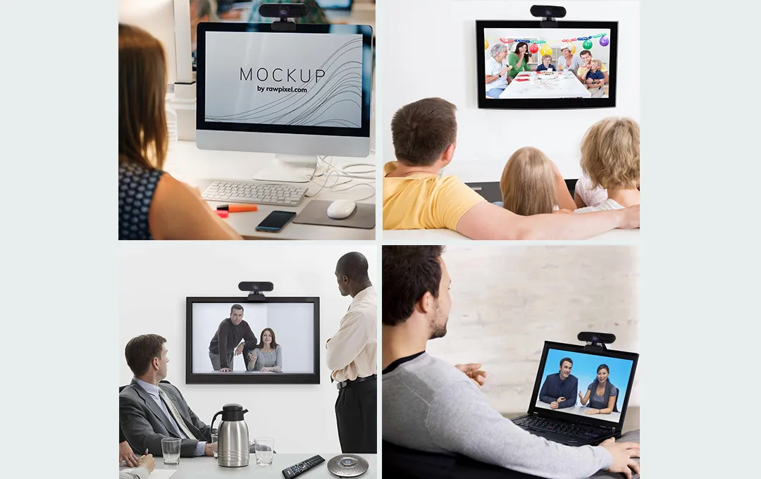 usb webcam h703b can be used on desktop, smart TV, smart panel and laptop