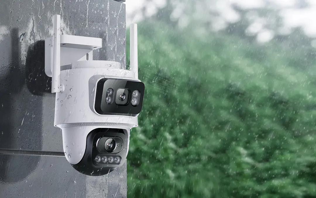 Waterproof certificated security camera ensure to resist bad weather